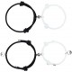 Couple Magnetic Bracelet Set Mutual Attraction Rope Braided Charm Pendants Bracelet Couple Gift Jewelry Set For Women Men Couple Magnetic Bracelet Set Mutual Attraction Rope Braided Charm Pendants Bracelet Couple Gift Jewelry Set For Women Men